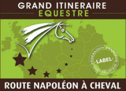 La route Napoléon à cheval  La route Napoléon à cheval