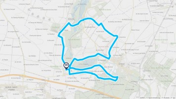 Autour de La Neuville-en-Hez #2761 - Randonnée équestre Autour de La Neuville-en-Hez #2761 - Randonnée équestre