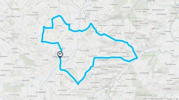 Autour de Chenay-le-Châtel #2851 - Randonnée équestre Autour de Chenay-le-Châtel #2851 - Randonnée équestre