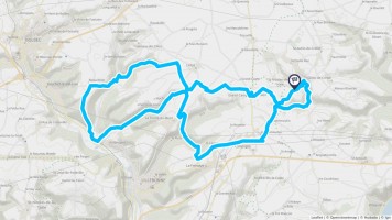 Autour de Saint-Nicolas-de-la-Haie #2886 - Randonnée équestre Autour de Saint-Nicolas-de-la-Haie #2886 - Randonnée équestre