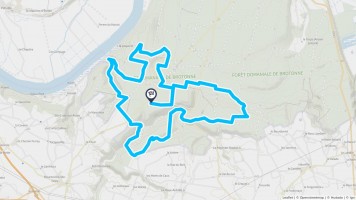 Autour de Sainte-Croix-sur-Aizier #2892 - Randonnée équestre Autour de Sainte-Croix-sur-Aizier #2892 - Randonnée équestre