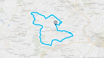 Autour de Le Boupère #2951 - Randonnée équestre Autour de Le Boupère #2951 - Randonnée équestre